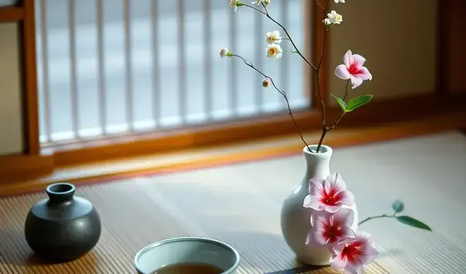 茶道のセットアップ